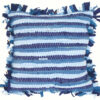 Chindi Stripe Cushion Cover with Firnges