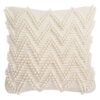 Cotton + PET Yarn Loop Waves Design Cushion Cover