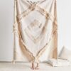 Hand Tufted Throw with Tassels