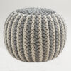 Cotton Dori Two Tone Pouf