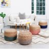 Jute Pouf