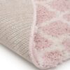 Polypropylene Round Shaggy Carpet - Close View