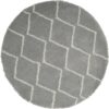Polypropylene Round Shaggy Carpet
