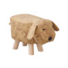 Wooden + Leather Sheep Kids Stool